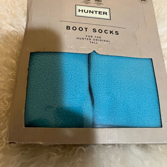 NIB. Hunter Original Women’s Boot Socks XL. Turquoise - Picture 2 of 4